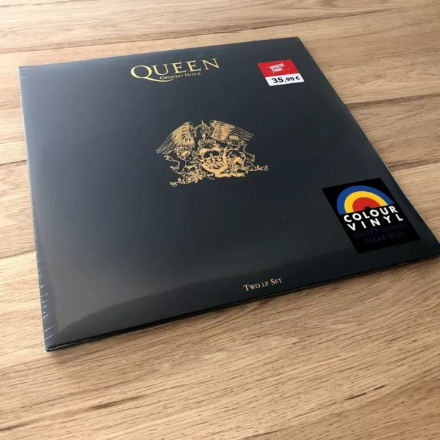 Queen Greatest Hits Ii Colour Vinyl Limited Edition Clear Blue 2 Lp Set - Sealed