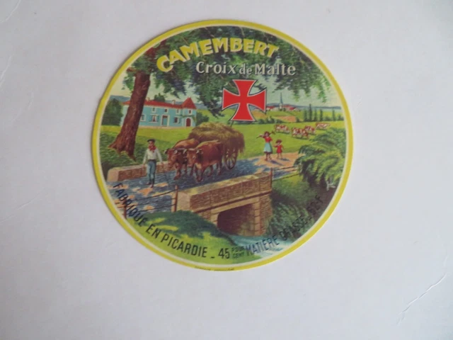 Fromage - N 15 / ETIQUETTE DE FROMAGE - CAMEMBERT MON DELICE RENE OUIN