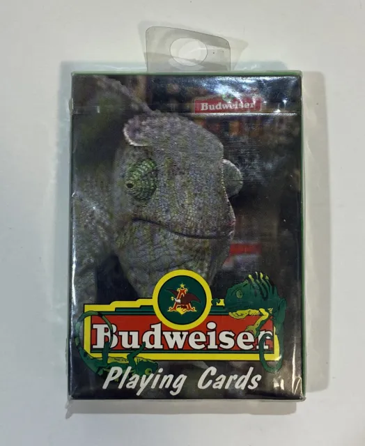 1998 Budweiser Frank The Lizard Playing Cards Complete Deck in Box  Sealed