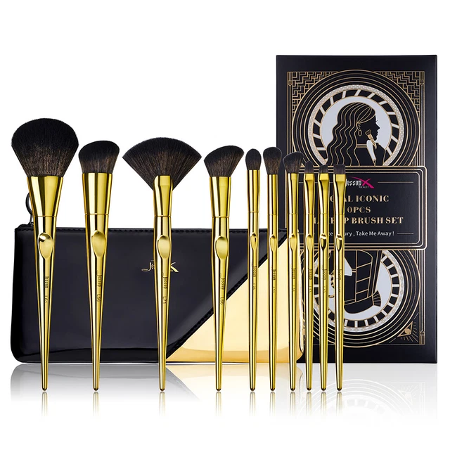 Jessup Pinselset Makeup 15 Stück Make up Pinsel Concealer Lidschatten Pinsel Kit