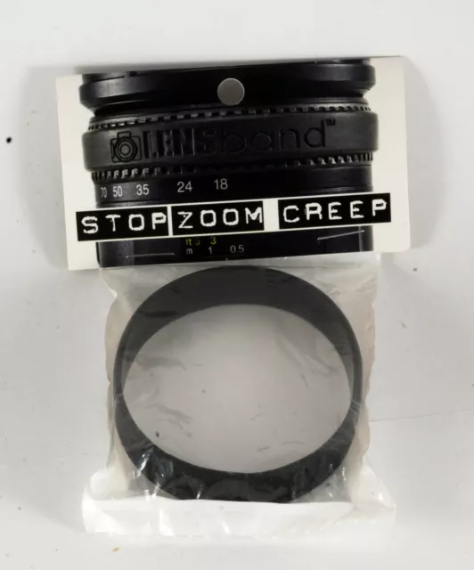 Lens Band Stop Zoom Creep for One Size Fits All Nikon Canon Sony Lens, Black 2