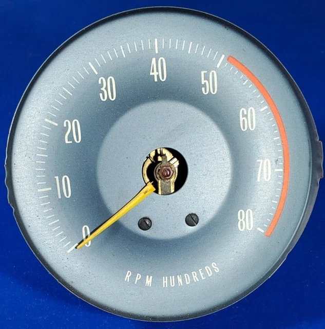 1966 PONTIAC GTO Factory in-dash Tachometer Tach AC Delco original GM ...