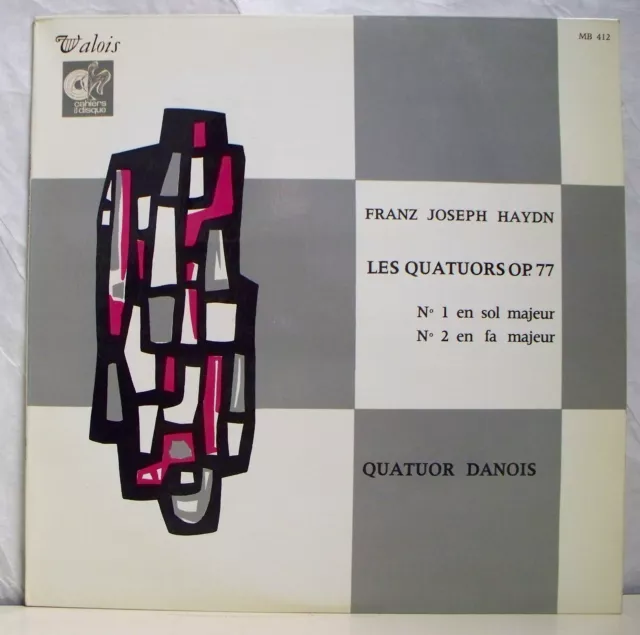 33T Franz Joseph HAYDN Disque LP 12" LES QUATUORS OP.77  Classique VALOIS 412