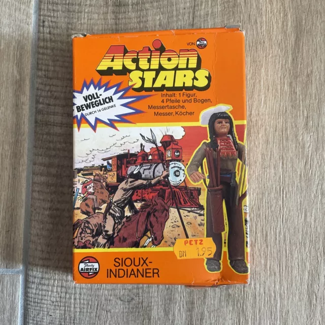 Action Stars Sioux Indianer Plaste Airfix Neu OVP