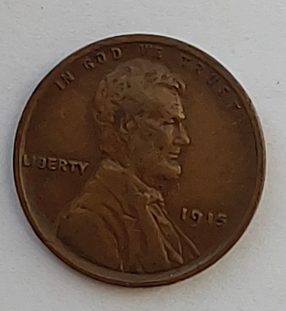 1915 Lincoln Wheat Cent Penny 1c - Choice XF Extra Fine/AU Tougher P Mint