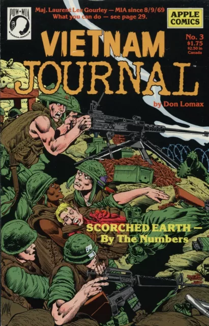 Vietnam Journal #3 by Don Lomax. Apple Comics. Best war comic of past 50 years