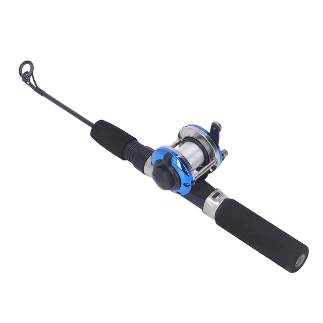 50CM ICE FISHING Rod Kit Carbon Fiber Fishing Rod With Reel Hooks Spoon Sto GDB 59.06 PicClick AU