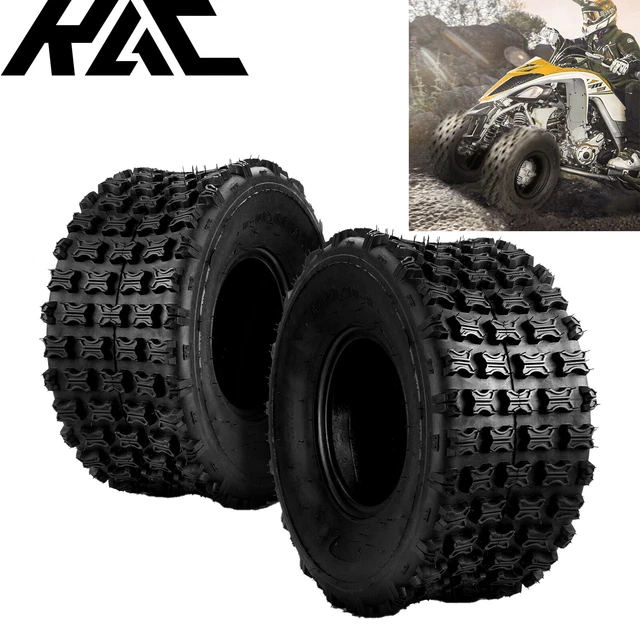 Performance Tires for ATV 9x8.0" Quad All Terrain AT A027 6Ply 7PSI  22x10-9 2pc
