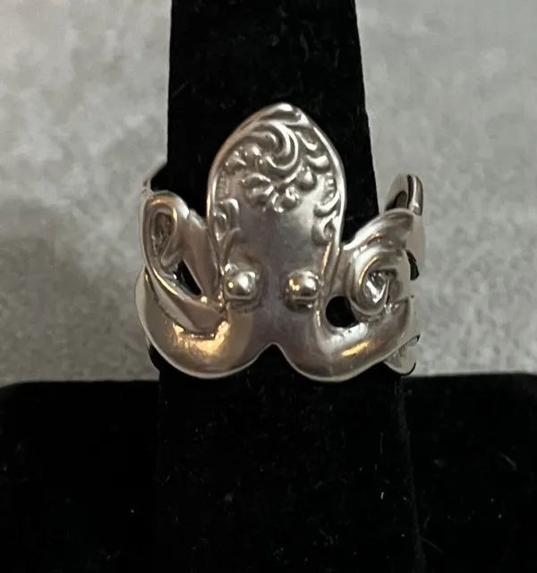 Silver Spoon Sterling Silver Octopus Adjustable Ring - NWOT