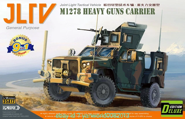 SABRE 35A12-D 1/35 JLTV- Joint Light Tactical Vehicle M1278 Deluxe edition