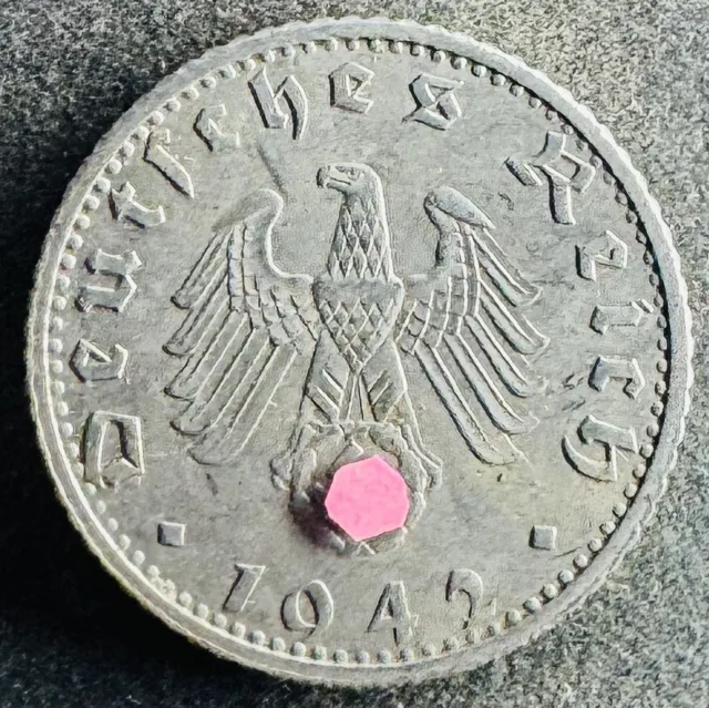 50 Reichspfennig 1942 F Drittes Reich KM#96 K291223C