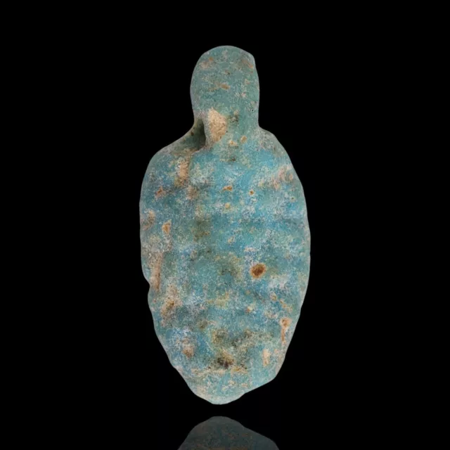Ancient Egyptian Faience Grape Amulet, Handmade Jewellery, Archaeology Pendant