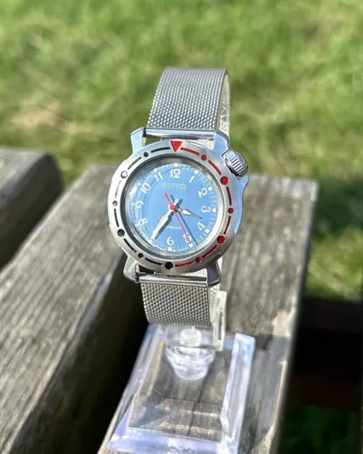 Vintage Vostok Junior Watch Soviet USSR Retro Mechanical 17 Jewels Retro 1980s