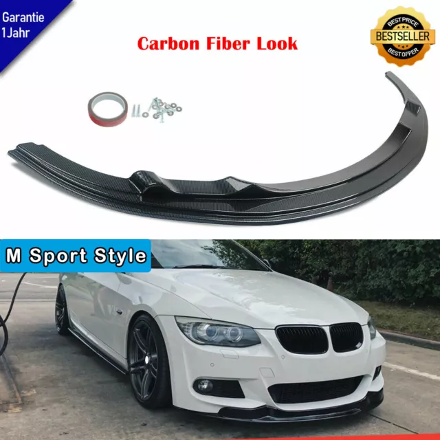 Front Spoiler Lippe Performance Schwarz Carbon passt für BMW E92 E93 10-13 LCI