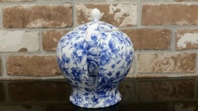 Kirsty Jayne China Blue and white Floral Teapot 2