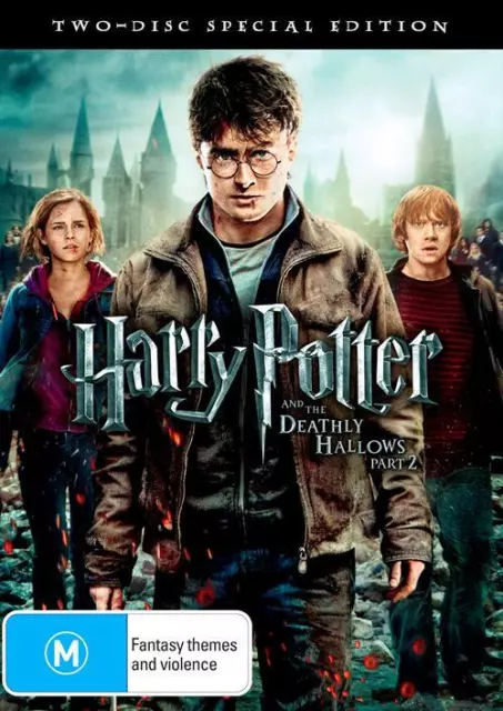 Harry Potter And The Deathly Hallows : Part 2 DVD (Region 4, 2011) Free Post