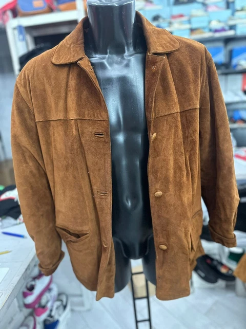 Veste En Cuir Italien Vera Pelle Pour Femme - Taille 50 (IT) - Couleur Grise - Style Motard - Occasion Très Bon état