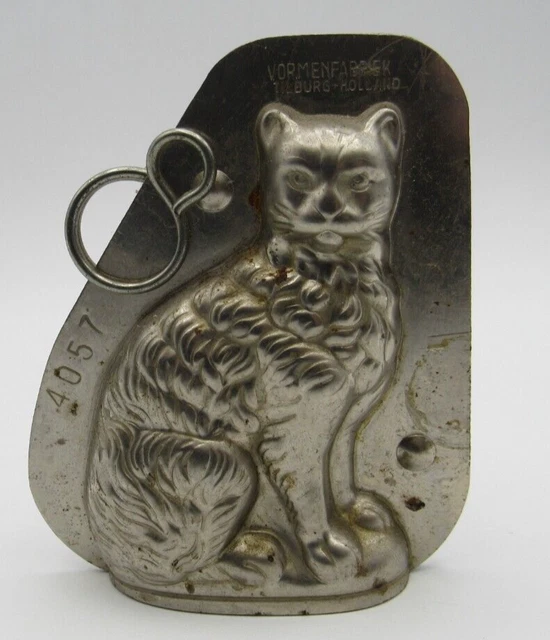 Vintage Vormenfabriek Holland Handicrafts Cat #4057 Metal Chocolate Mold