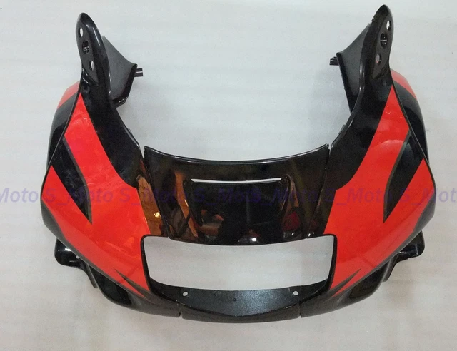 Front fairing nose Head Cover Cowl Fit For Honda CBR600 F2 1991-1994 Red Black