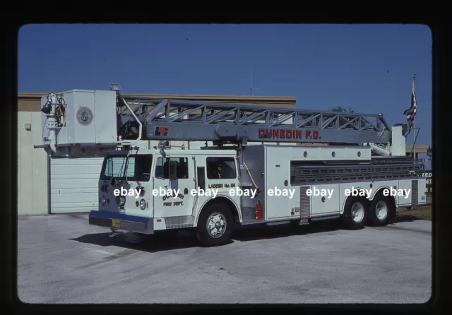 Dunedin FL 1975 Hendrickson Oren LTI 85' Tower Fire Apparatus Slide