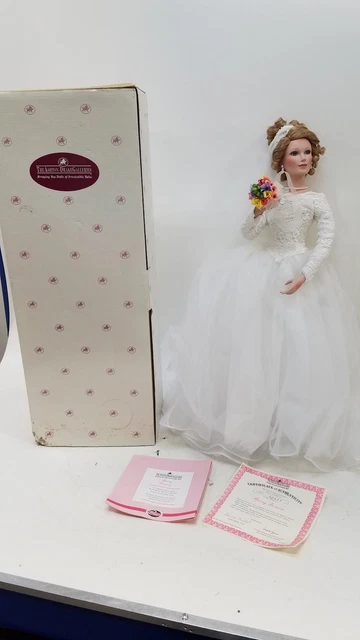 Ashton-Drake Galleries Spring Porcelain Porcelain Doll with COA & Box