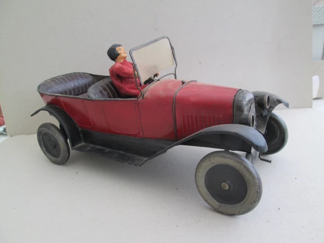 Jouet Ancien Baby Froid - Frigo Miniature Tôle Peinte Pour Poupée (Vers 1950)