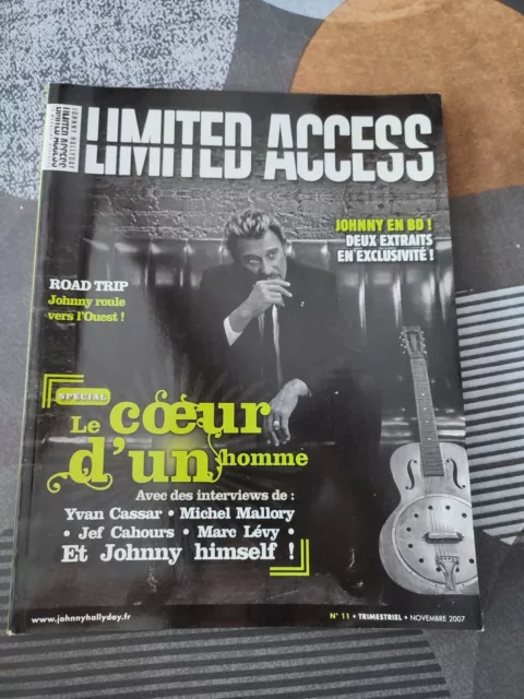 Revue*Limited Access*N°11.Le Magazine Officiel De Johnny Hallyday