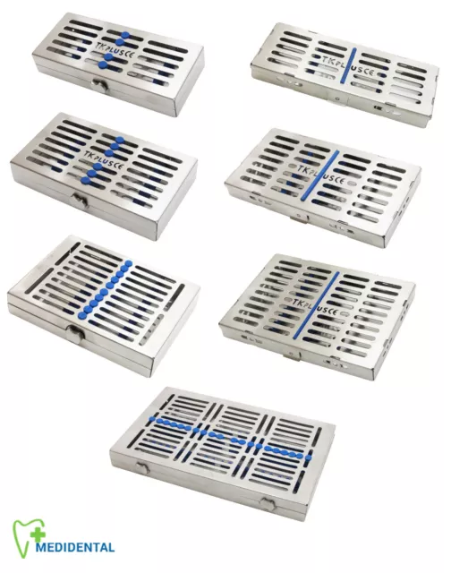 Dental Instruments Tray Sterilization Cassettes Autoclavable Stainless Steel