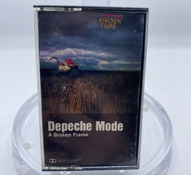 Vintage Depeche Mode A BROKEN FRAME Cassette Tape 1982 Alternative Rock