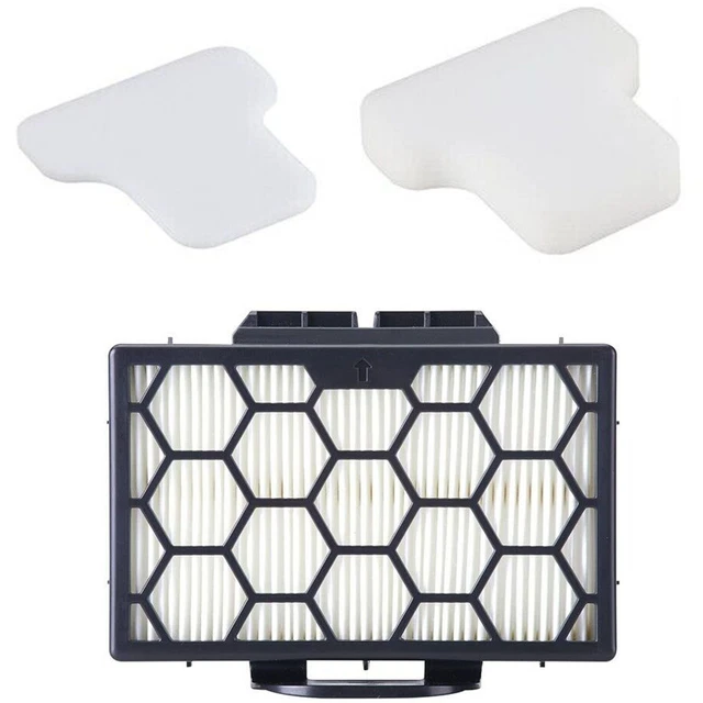 Kit Filtri Di Ricambio Per Aspirapolvere Shark – 2 Filtri In Spugna + Spazzola, Compatibile Con CV100UKT/CZ250UKT/CZ500UKT