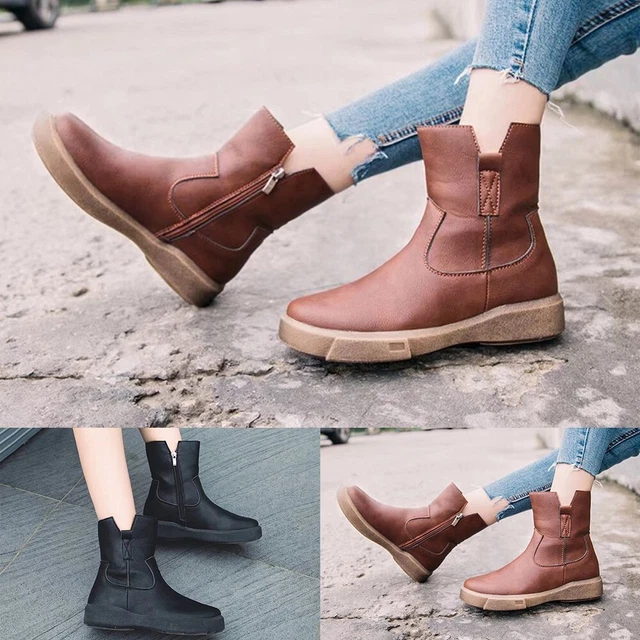 Chaussures d'extérieur classique classique léger talon bas artificiel PU + cao