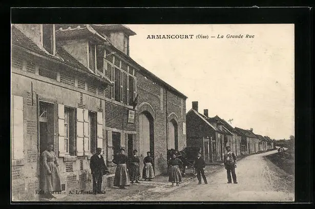 CPA Armancourt, La Grande Rue