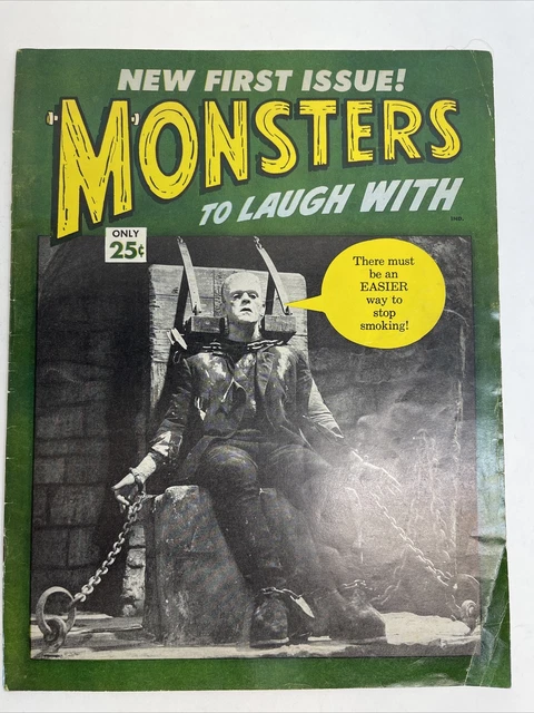 Monsters To Laugh With #1&2 1964 Stan Lee Horror Humor-Rare Marvel Mag