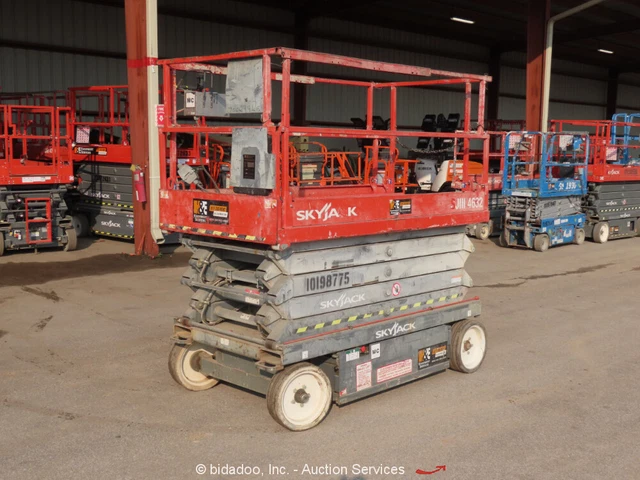 2016 Skyjack SJ4632 32' Electric Scissor Man Lift Aerial Work Platform bidadoo