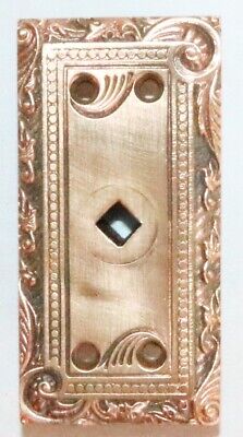 Antique Sargent & Company Small Brass Door Knob Back Plate  ~Fast Free Shipping~