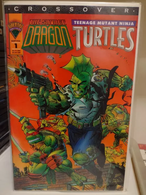 Savage Dragon Teenage Mutant Ninja Turtles Crossover # 1 (1993, Mirage Comics)