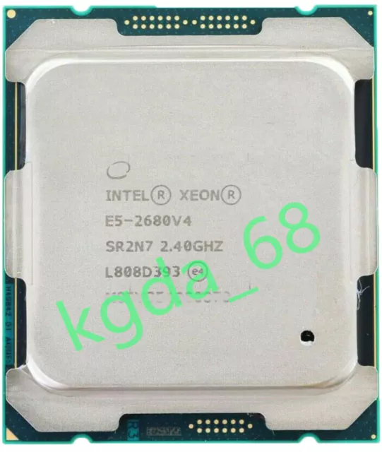 Intel Xeon E5-2680 V4 2.40 GHz 14 Core 28 Thread LGA 2011-3 Server CPU Processor