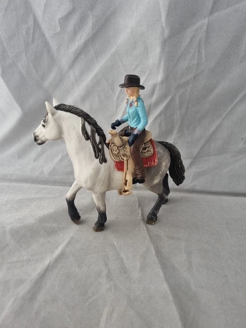SCHLEICH HORSE & Rider Figures With Saddle Andalusian Stallion £4.99 ...
