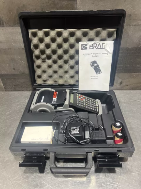Brady TLS2200 Thermal Labeling Printer. Used Surplus