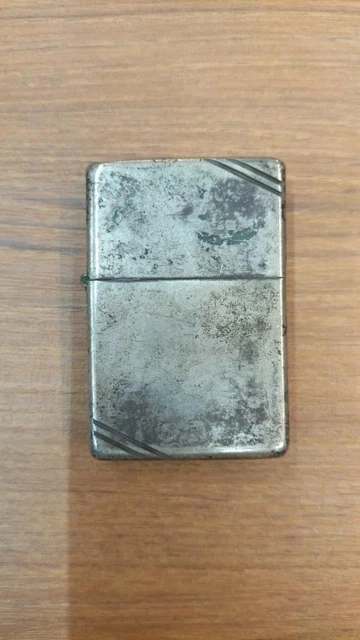 Oil Lighter 1996 Model No.  Sterling Silver  Detachable ZIPPO