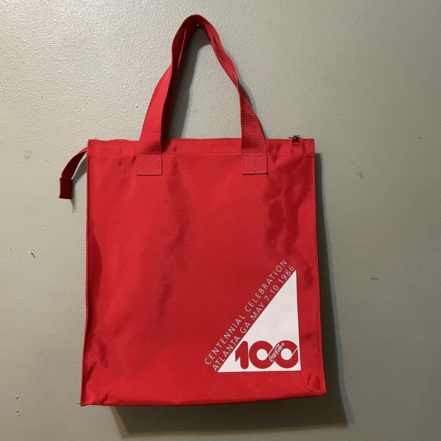 1986 Centennial Coca Cola Tote Bag Super RARE vintage 100 Year Celebration