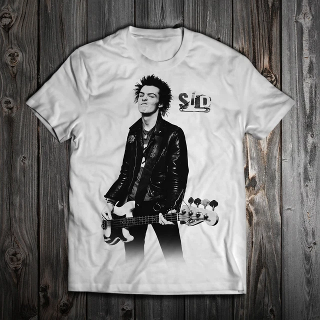Maglietta  Sid Vicious  T-Shirt Cotone Uomo Donna