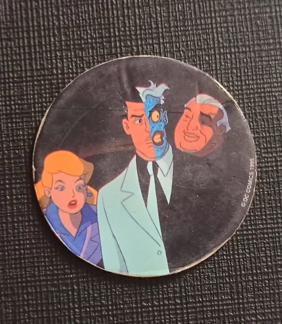 Pog BATMAN 41 DC COMICS 1995 Pogs Kini Kinis Slammers Caps Tazos Retro