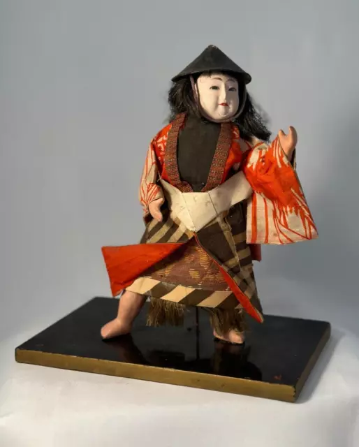 Japanese antique Takeda or theatre doll Late Edo Early Meiji 1890s