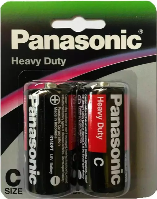 Panasonic C Heavy Duty Battery 2 Pack