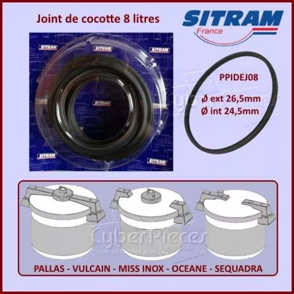 Joint de couvercle (X1010006) Cocotte-minute® SEB, TEFAL