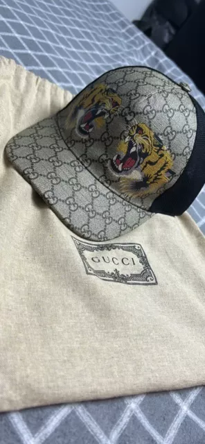 Gucci cap lion hotsell