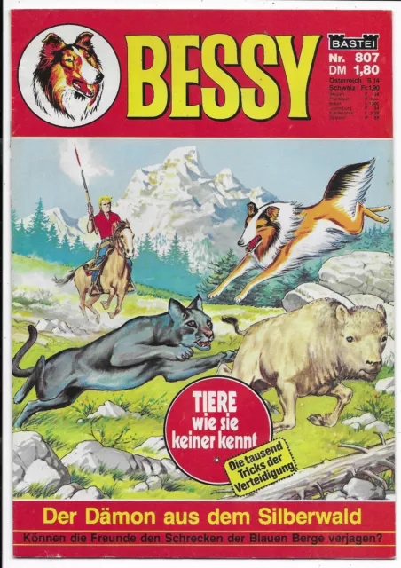 Bessy Nr.807 - TOP Z1 ORIGINAL ERSTAUFLAGE BASTEI COMICHEFT Willy Vandersteen