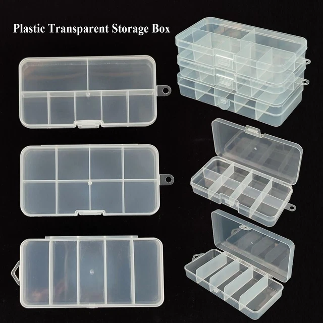 Transparent Transparent Storage Box Plastic Small Items Case  Packing Boxes