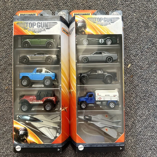 MATCHBOX TOP GUN MAVERICK 5 Car Packs Set Of 2 F14 Tomcat JEEP